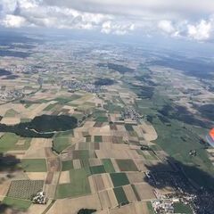 Flugwegposition um 12:59:43: Aufgenommen in der Nähe von Eichstätt, Deutschland in 2055 Meter